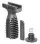 FAB Defense FXTAL4B TL-4 Ergonomic Foregrip Black Polymer with Ventilation & Storage Compartment