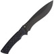 Spartan Blades Machai Fixed Blade Knife - 6.625" 1095 Black Powder Coated Blade, Black Micarta Handles, Black Injection Molded Sheath - SBSL002BKBK