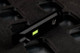 Glow Rhino Pry Bar Aluminum - Green Tritium Insert, Black Anodized Finish