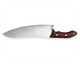 Xin Cutlery XC143 XinCross 8.3" Tactical Style Chef Knife (Satin) - Sculpted Black and Orange G10 Handle