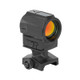 Holosun SCRS-RD-2 Red Dot Sight - Fits 509T Footprint, Red 2 MOA Dot, Matte Black Finish, Black, Solar with 2032 Battery