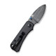 CIVIVI Knives Baby Banter Folding Knife - 2.34" Damascus Blade, Black G10/Carbon Fiber Handles - C19068S-DS1