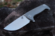 B'yondEDC Chunk Folding Knife - 3.5" S35VN Satin Drop Point Blade, TC4 Titanium Handle