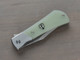 Finch Knife Company FLINT Flipper Knife - 3" 154CM Satin Clip Point Blade, Natural Jade G10 Handles with Stainless Steel Bolsters - FT003