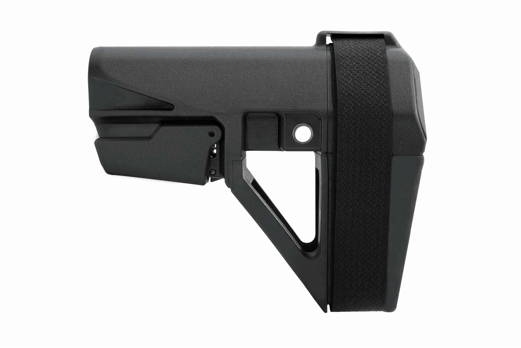 SB TACTICAL SBA3X 5-POSITION ADJUSTABLE PISTOL STABILIZING BRACE BLACK -  SBA3X-01-SB SBA3-01-SB