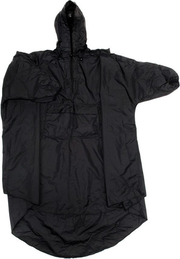 Poncho Tattico Leggero Poncho Tattico Snugpak Enhanced Patrol Nero - Impermeabile, Compatto, Per Escursioni E Sopravvivenza Mantella Impermeabile
