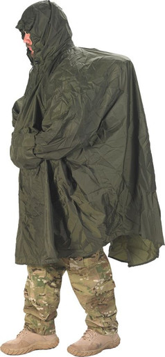 Mantella Poncho Snugpak Enhanced Patrol WGTE – Impermeabile, Leggera (360g), Con Cappuccio E Tasca, Per Escursionismo E Campeggio