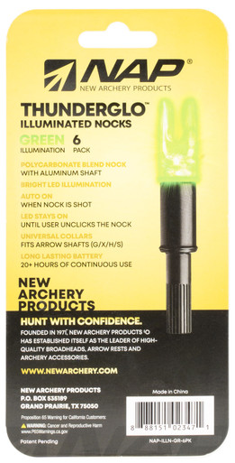 Encoches Lumineuses NAP Thunderglo Vert – Universel, 3 Pièces, Neuf