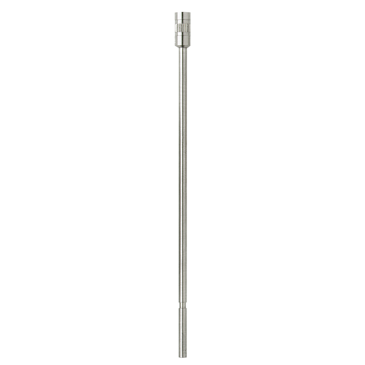 This spindle is used for viscosity testing of thick pastes. The short spindle length is suitable for immersion in to shallow depth containers.