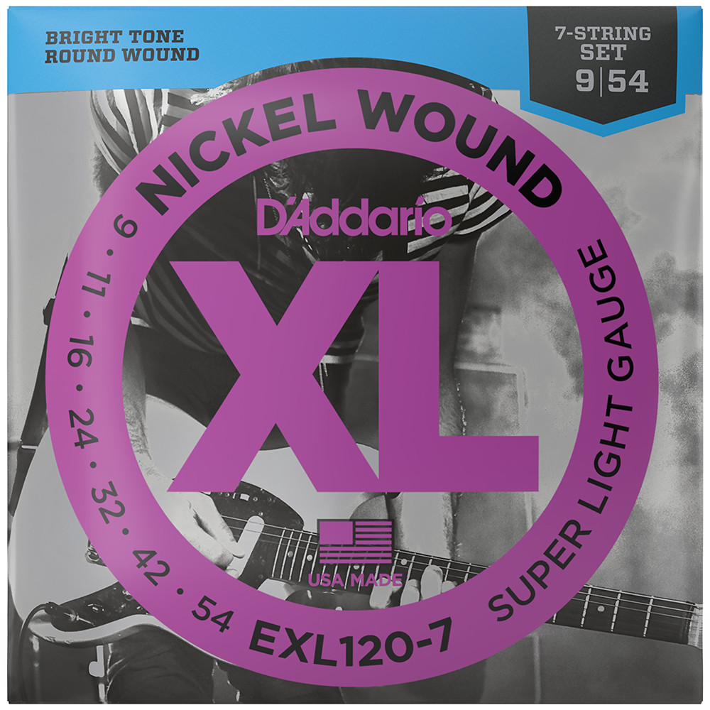 D'Addario XLB120 Corde Seule Longue Avec Filet En Nickel Pour