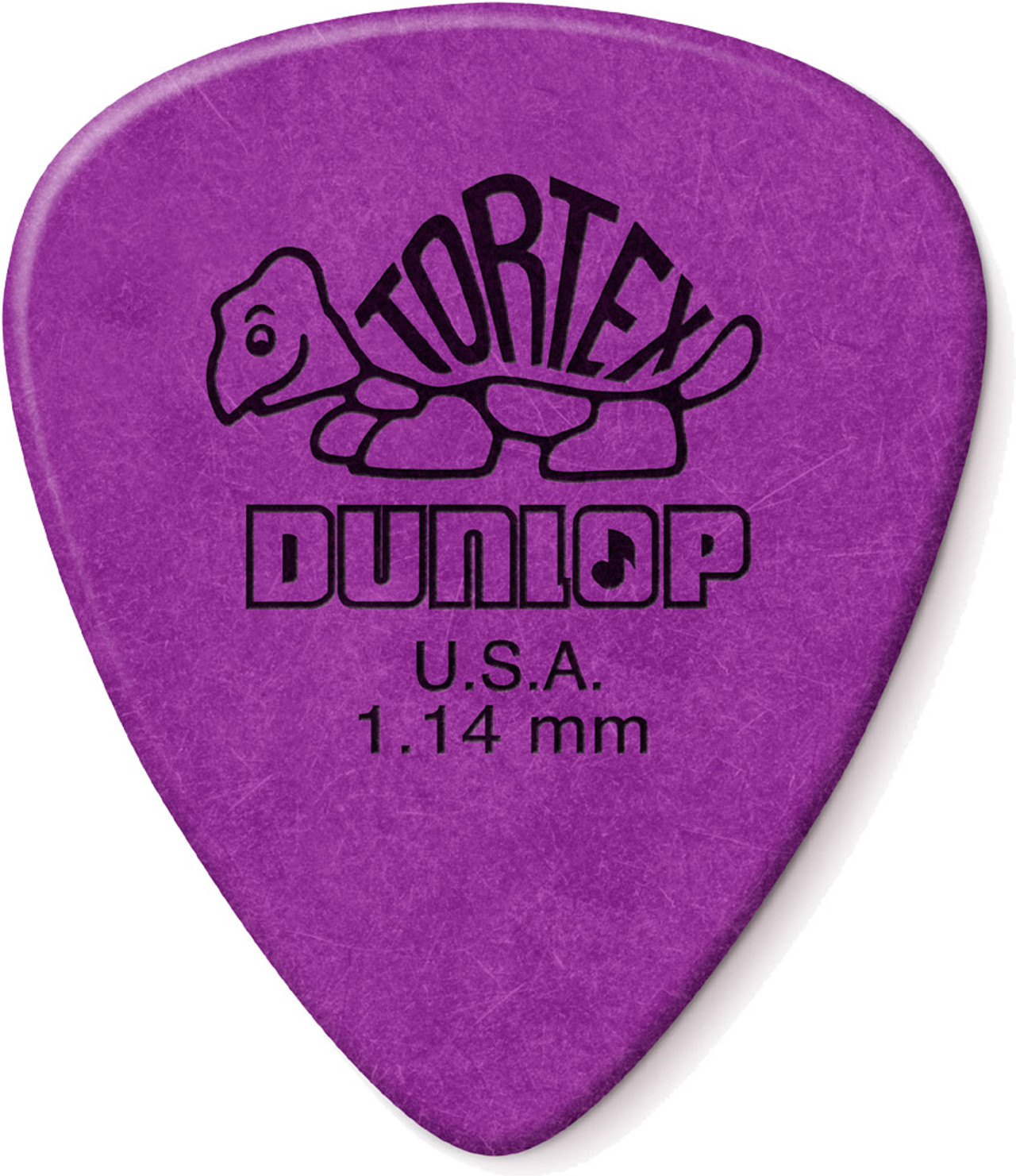Dunlop Tortex Standard Guitar Picks 418 Purple 1.14mm 72 Refill Bag