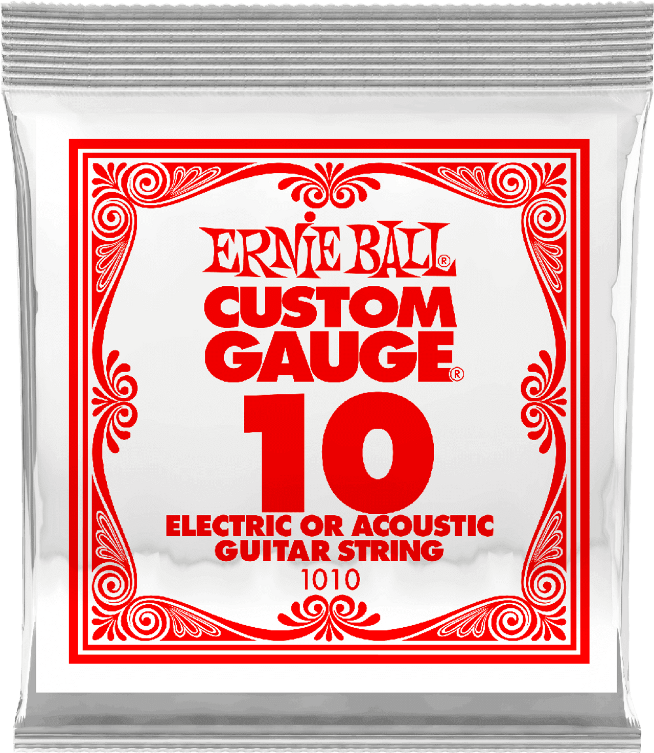 Ernie Ball Plain Steel Single Strings 1010 10