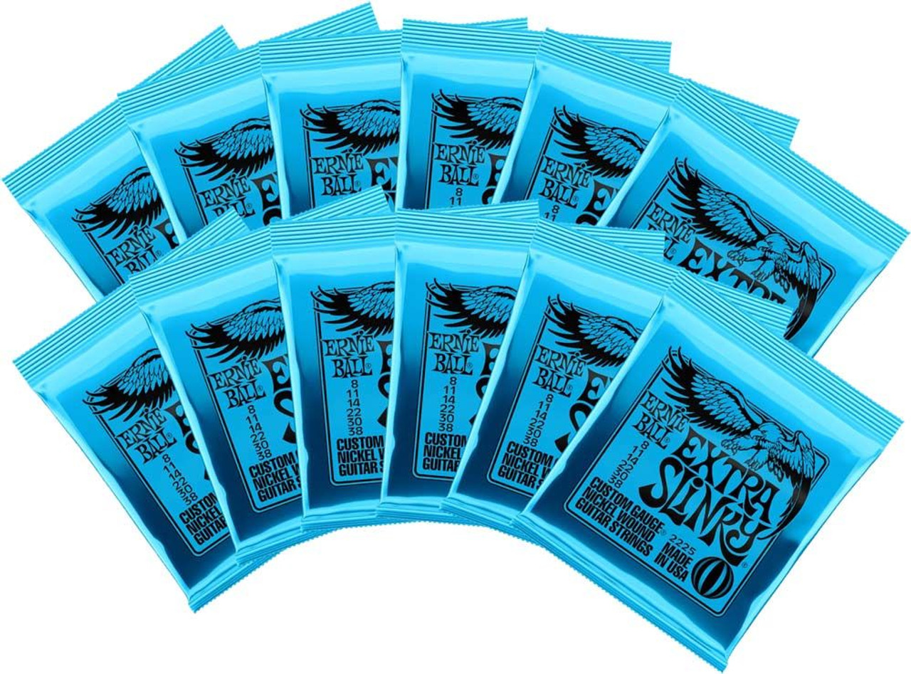 Bulk Ernie Ball Slinky Electric Guitar Strings ? 12 pack