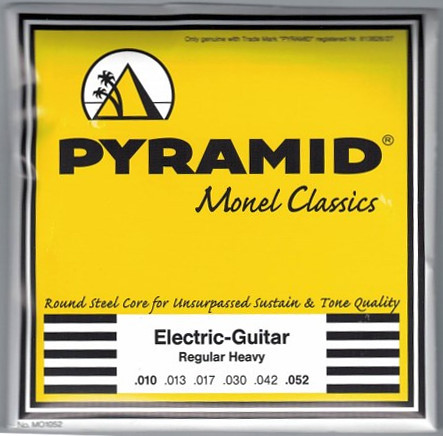 Pyramid Monel Classics Round Core Electric Guitar Strings MO1052 Reg
