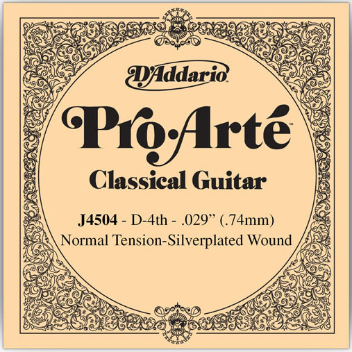 D'Addario EJ45TT Pro-Arté Dynacore Classical Guitar Strings, Titanium
