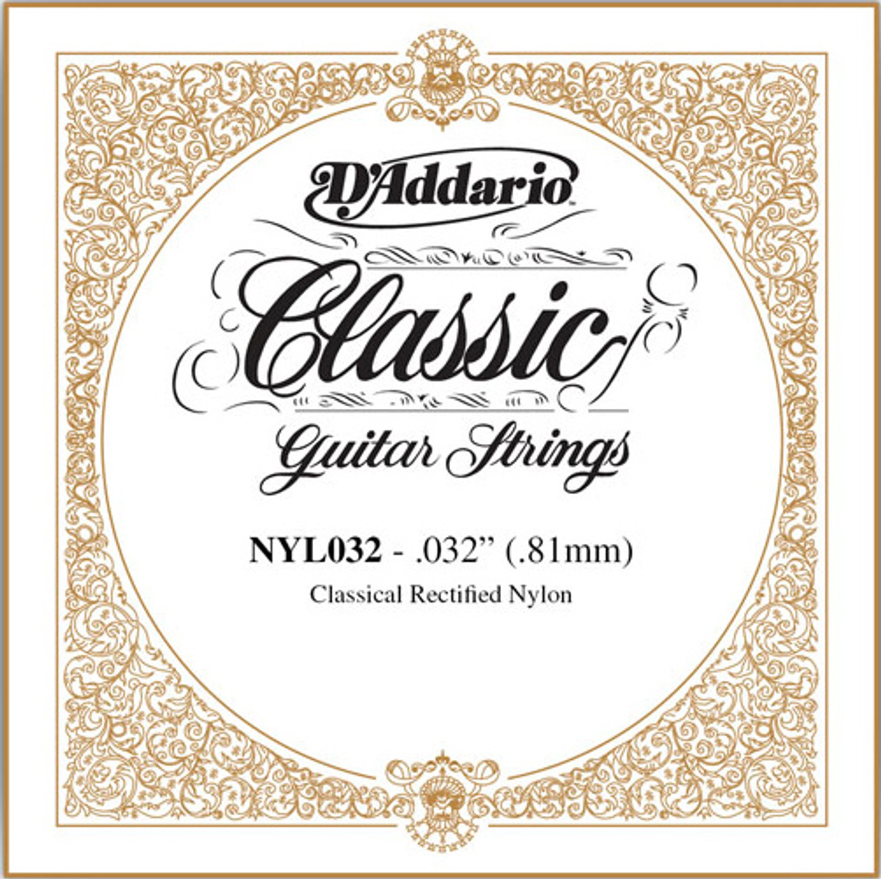 D'Addario Classical Guitar Single Strings Classics Trebles NYL032