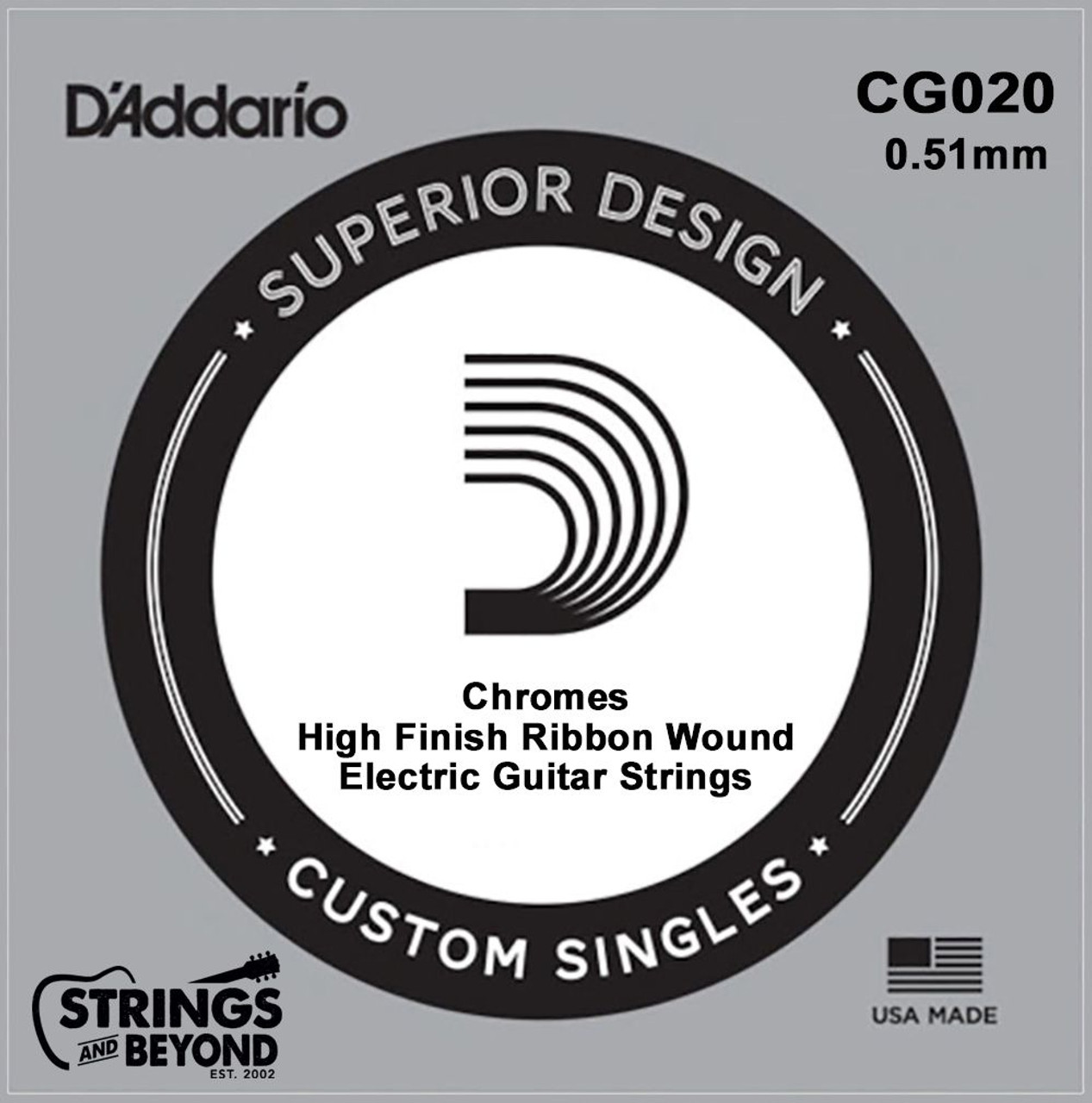 daddario single strings