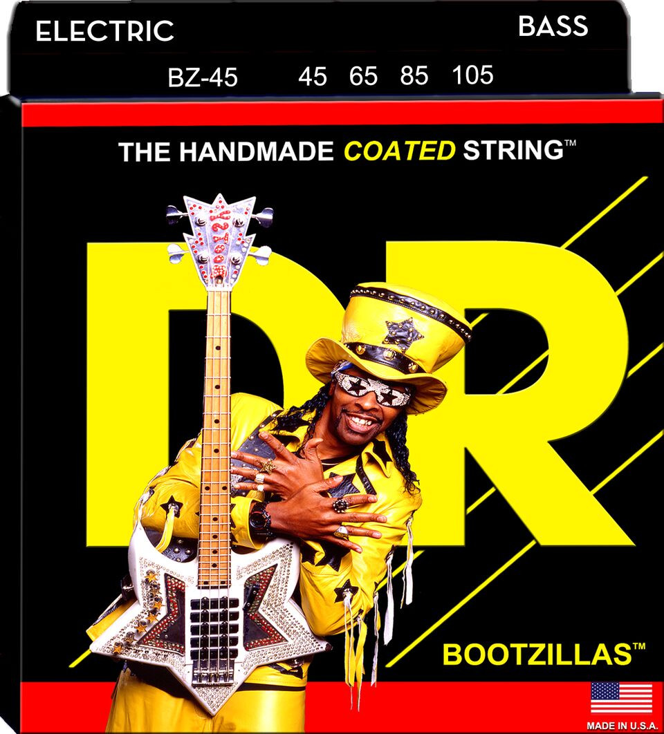 DR  “BOORZILLAS" Bootsy Collins  シグネチャー・シリーズ エレキベース弦 DR-BZ45 cm3dmju DR Bootsy Collins 