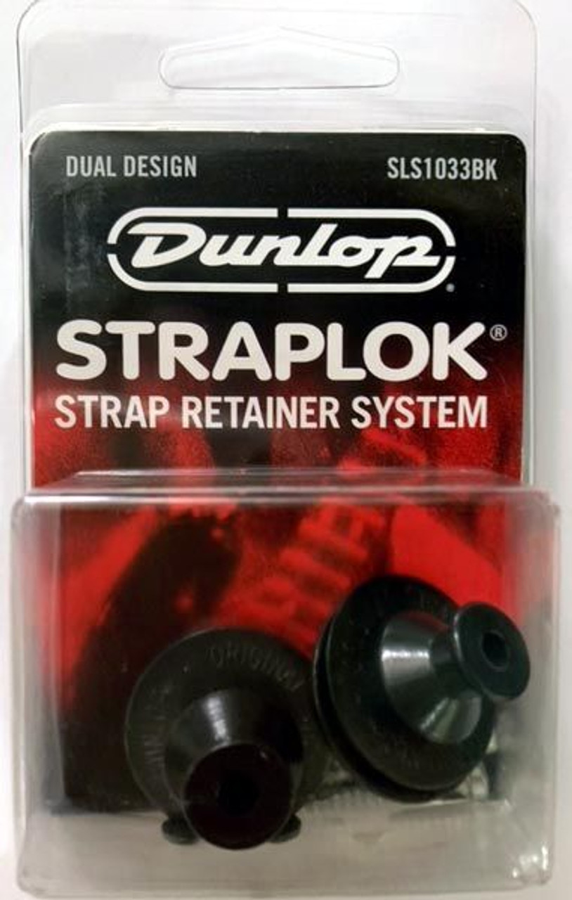 Dunlop Dual Design Straplok System Black