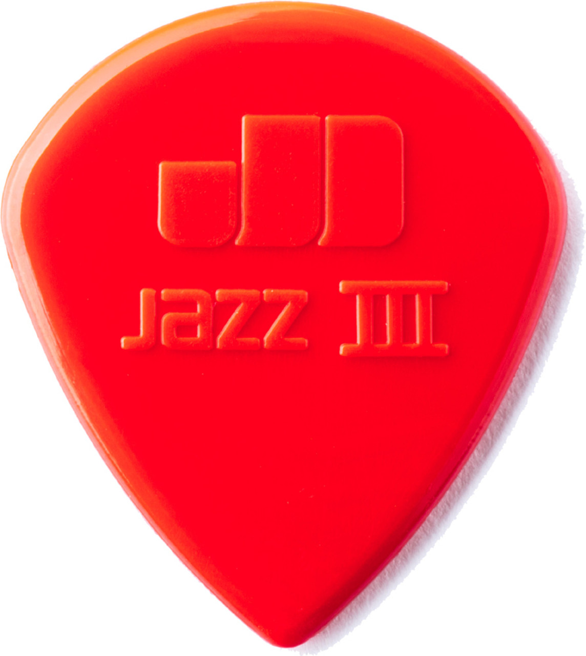 Dunlop Jazz III Sharp Red Nylon Guitar Picks 1.38mm 6 Pack