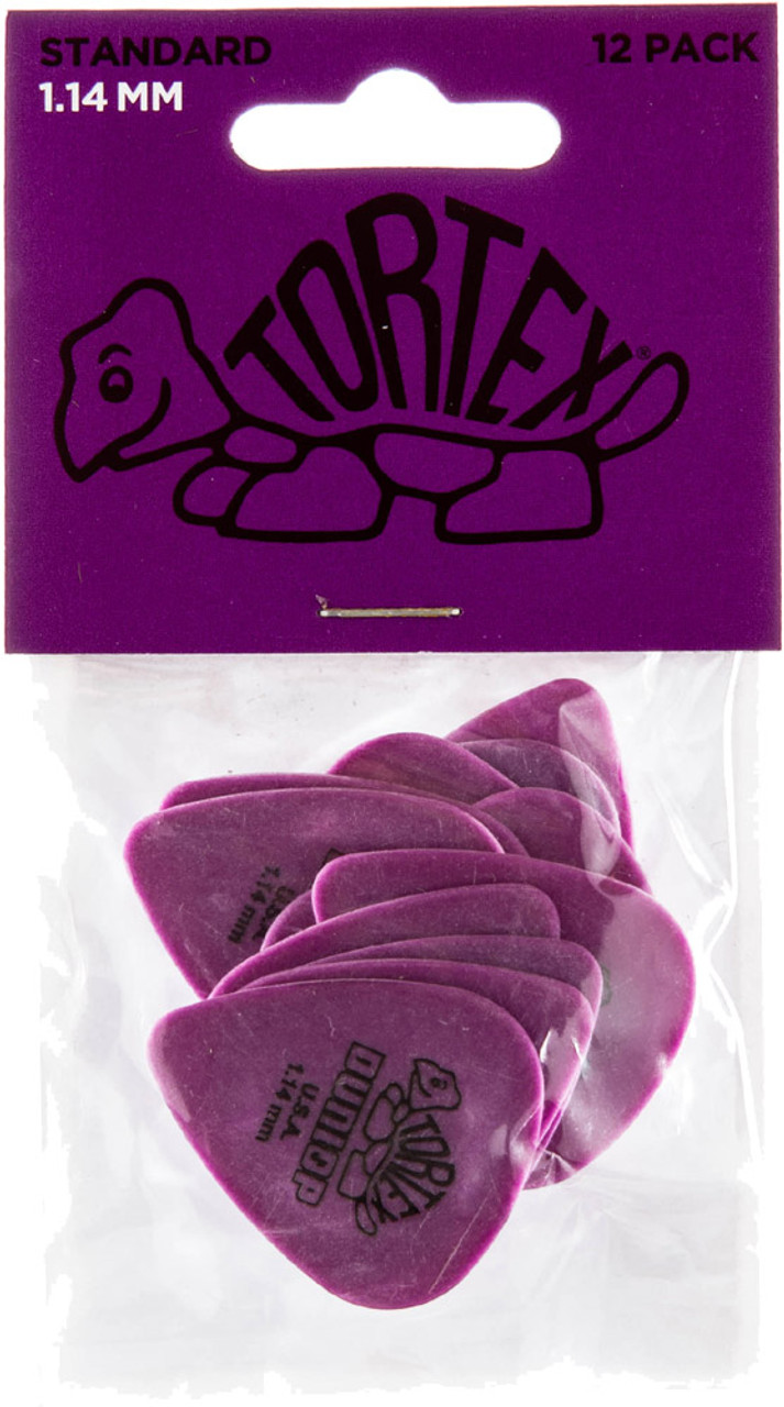 purple dunlop tortex 1.14 mm picks