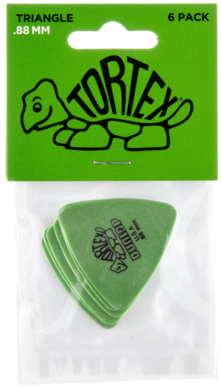 Dunlop Tortex Standard Guitar Picks - .88mm Green (12-pack