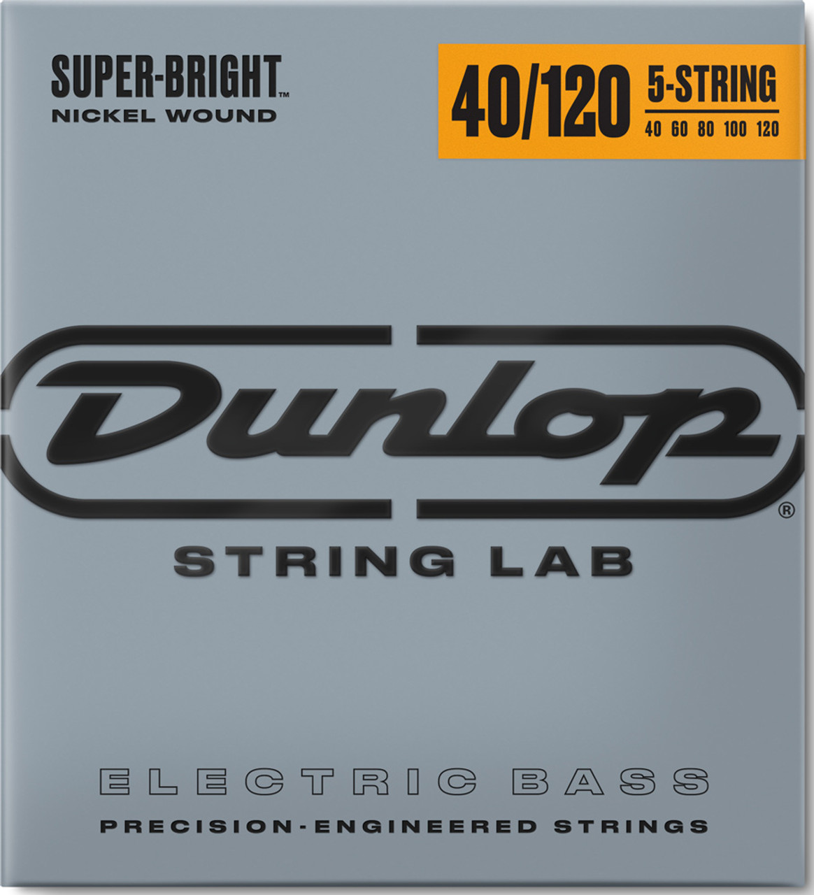 Dunlop Super Bright Nickel Wound 5-String Electric Bass Strings DBSBN40120  Light 40-120