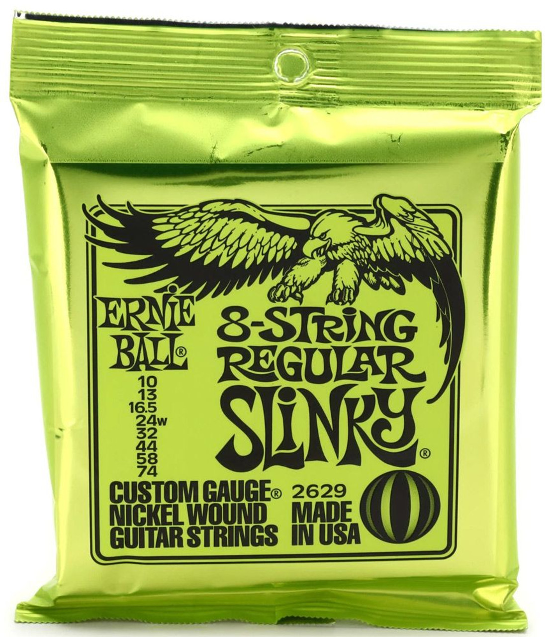 Slinky Nickel Wound Electric Guitar Extended Range Strings