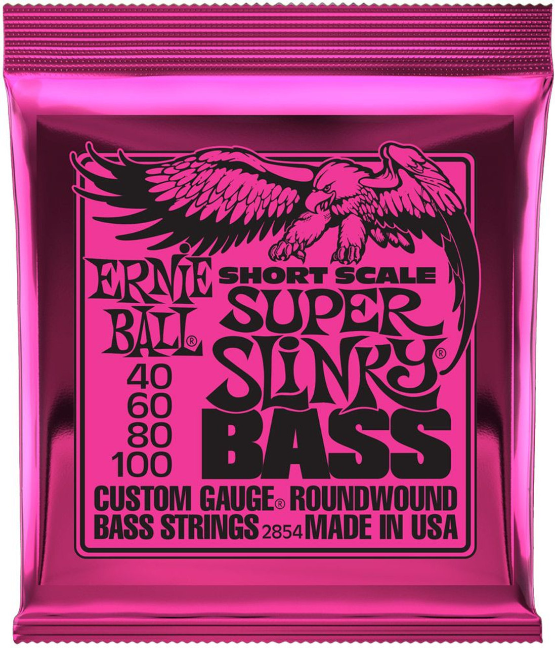 Ernie Ball 2854 Nickel Wound Super Slinky Bass Guitar Strings
