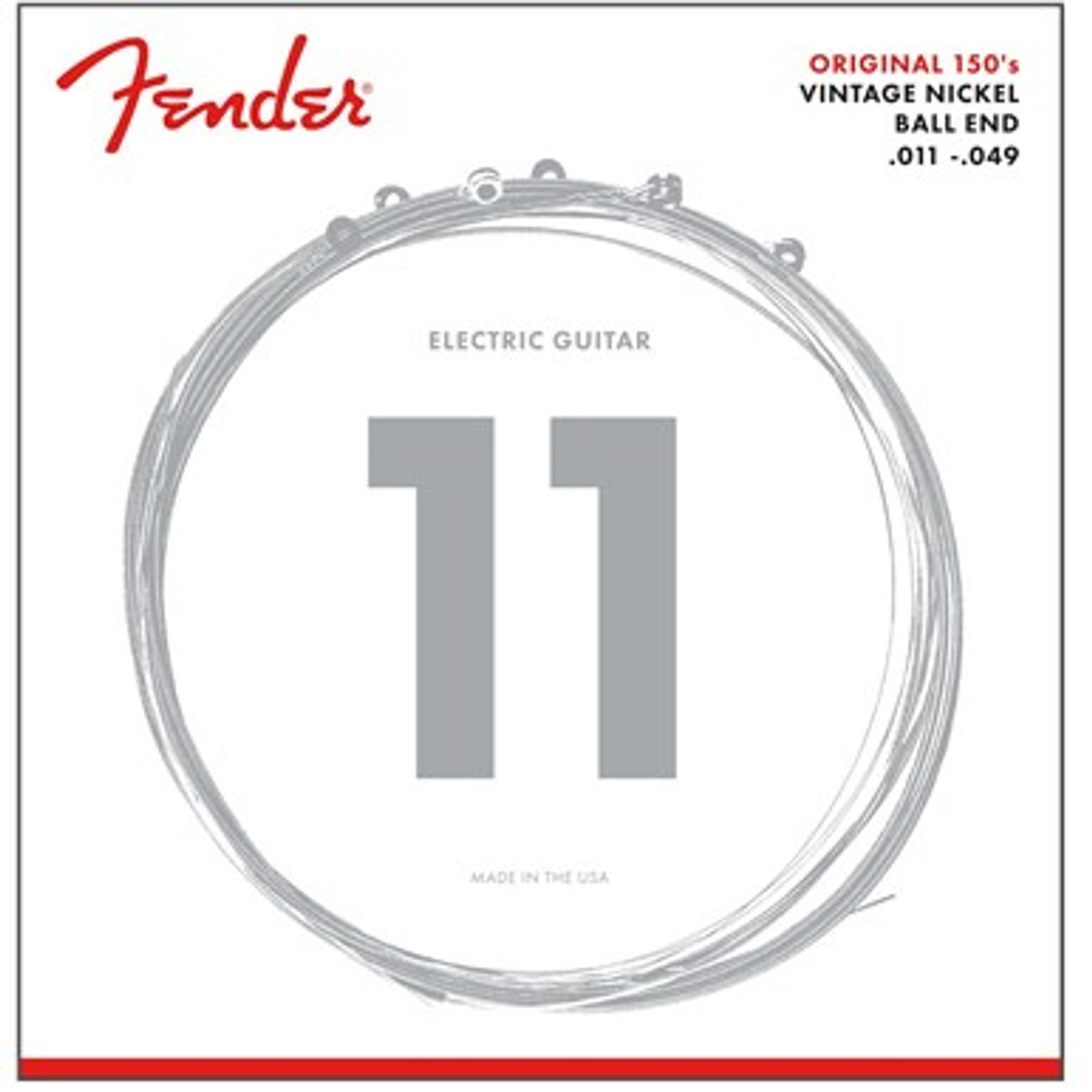 Fender Original 150's Pure Nickel Wound Electric Guitar Strings 150M Medium  11-49