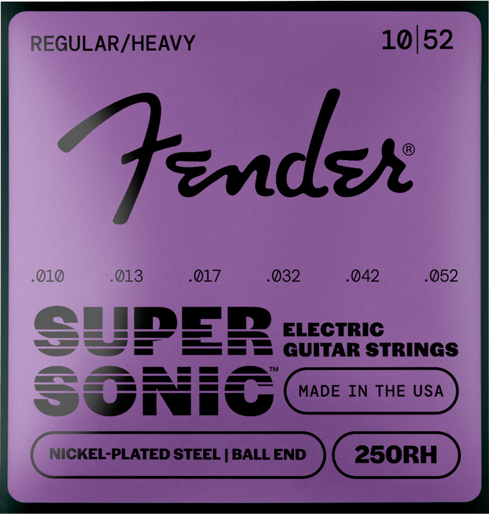 Fender Super 250's Nickelplated Steel Electric Guitar Strings