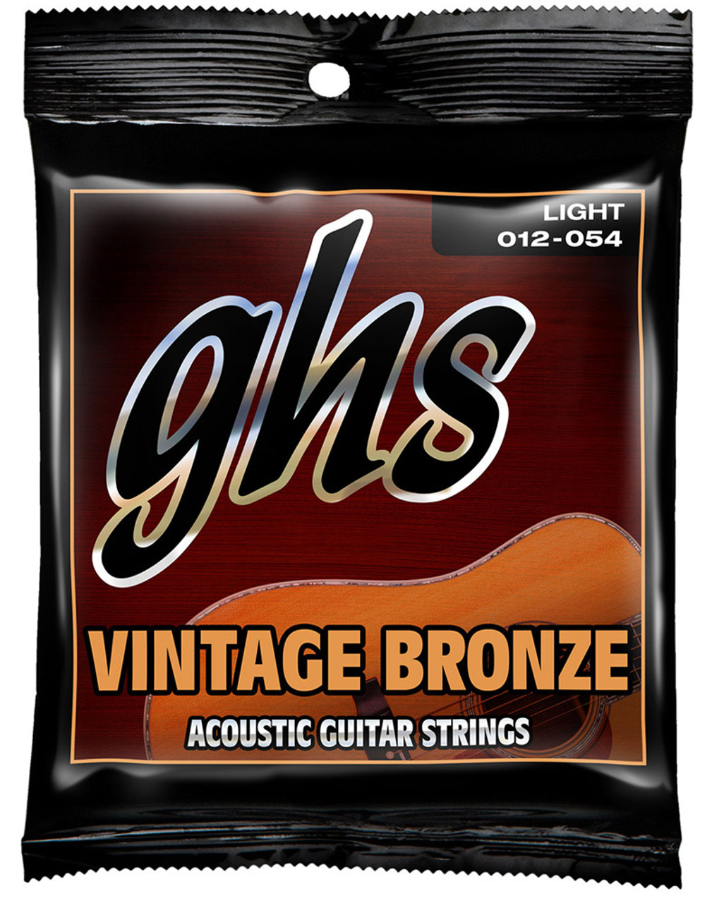 GHS Vintage Bronze Acoustic Guitar Strings VN-L Light 12-54