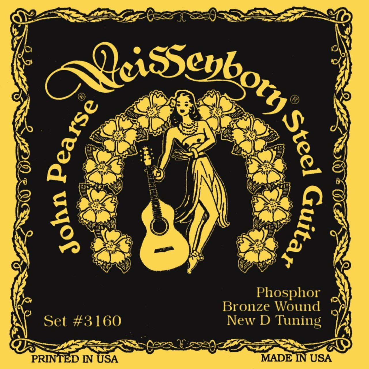 John Pearse Weissenborn Phosphor Bronze Acoustic Lap Slide Guitar Strings