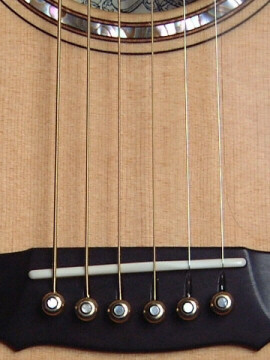 John Pearse KingPins - Bell Brass Bridge and Matching End Pin Set