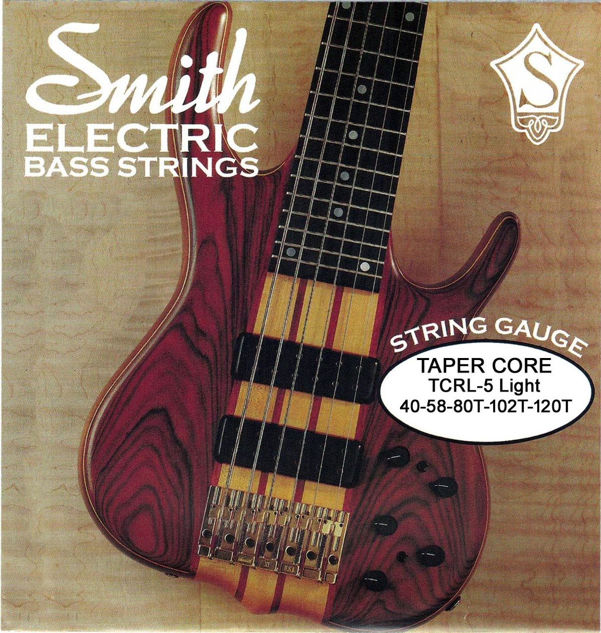 Ken Smith Taper Core 5-String Electric Bass Strings Light 40-120T
