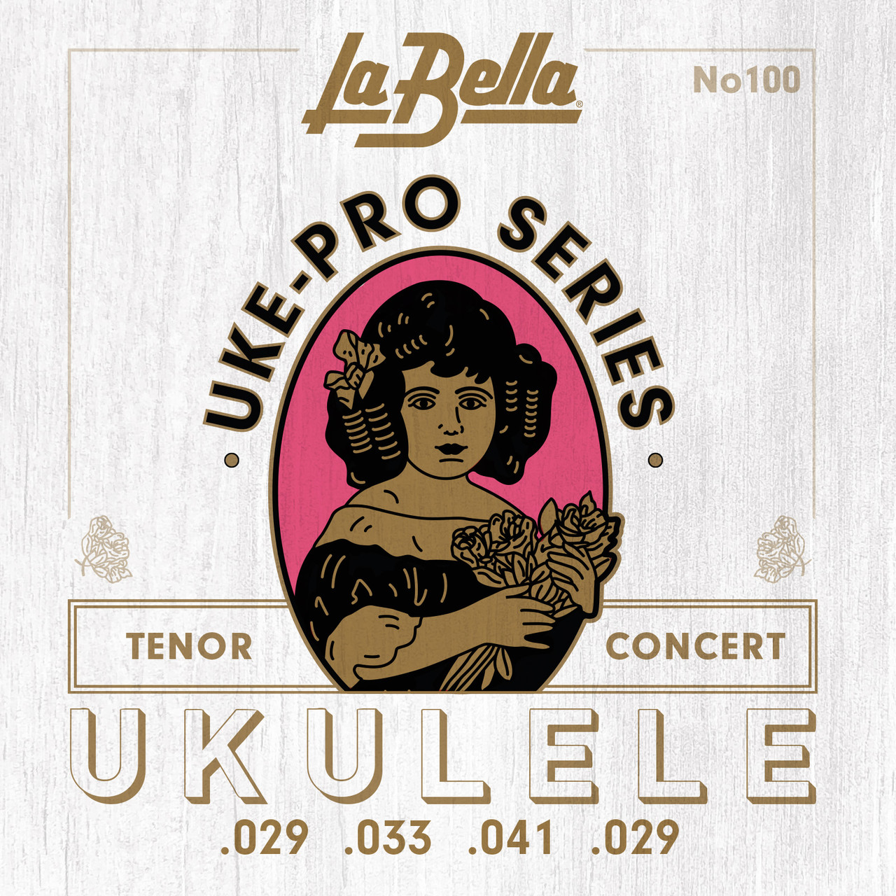 La Bella Uke-Pro Series Ukulele Strings 100 Concert Tenor