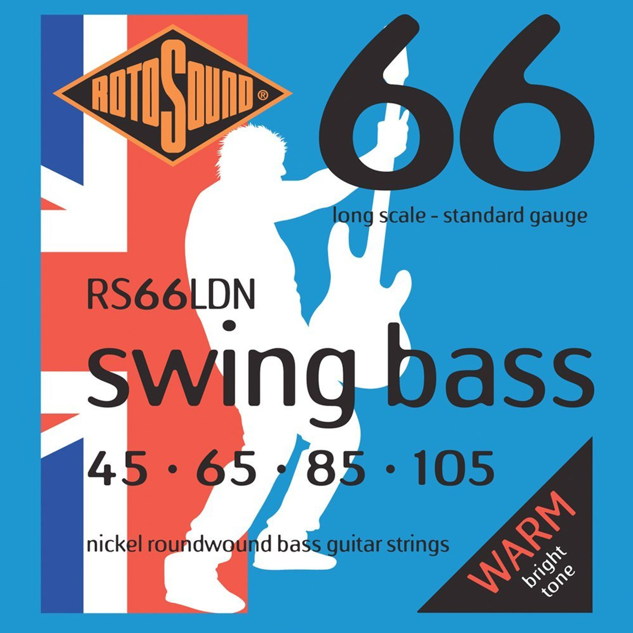 Rotosound RS66LDN Long Scale 66 Nickel Swing Electric Bass Strings