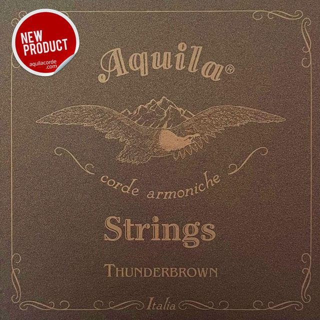 Aquila 140U Thunderblack Bass Ukulele Strings 4 String 1821" Scale