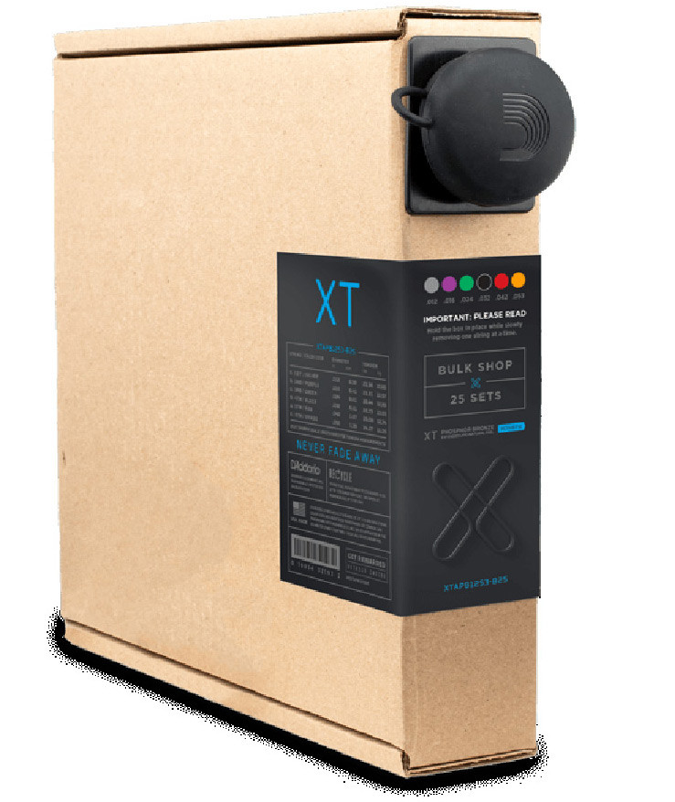 D'Addario XT Phosphor Bronze Acoustic Guitar Strings XTAPB1253 Regular