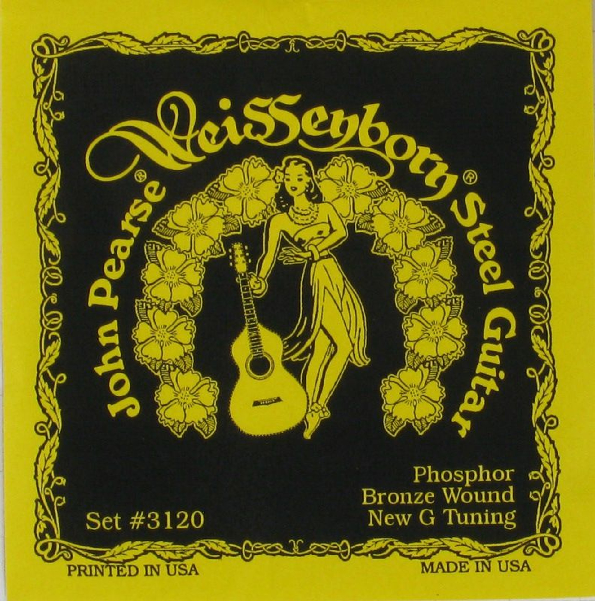 John Pearse Weissenborn Phosphor Bronze Acoustic Lap Slide Guitar Strings