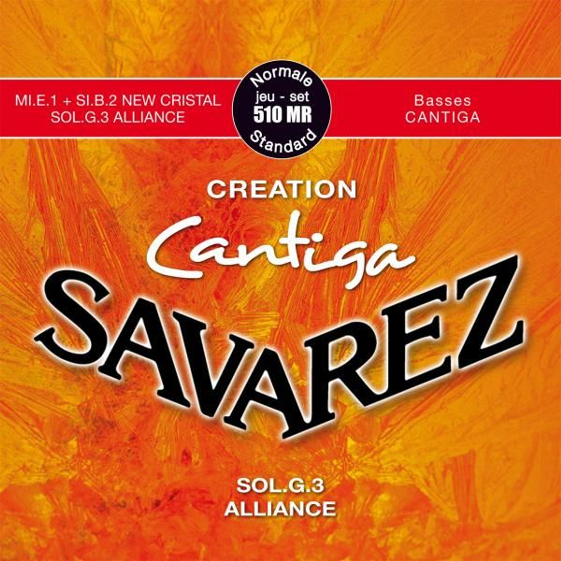 Savarez 510ARP Alliance Cantiga Premium Classical Guitar Strings Normal Tension