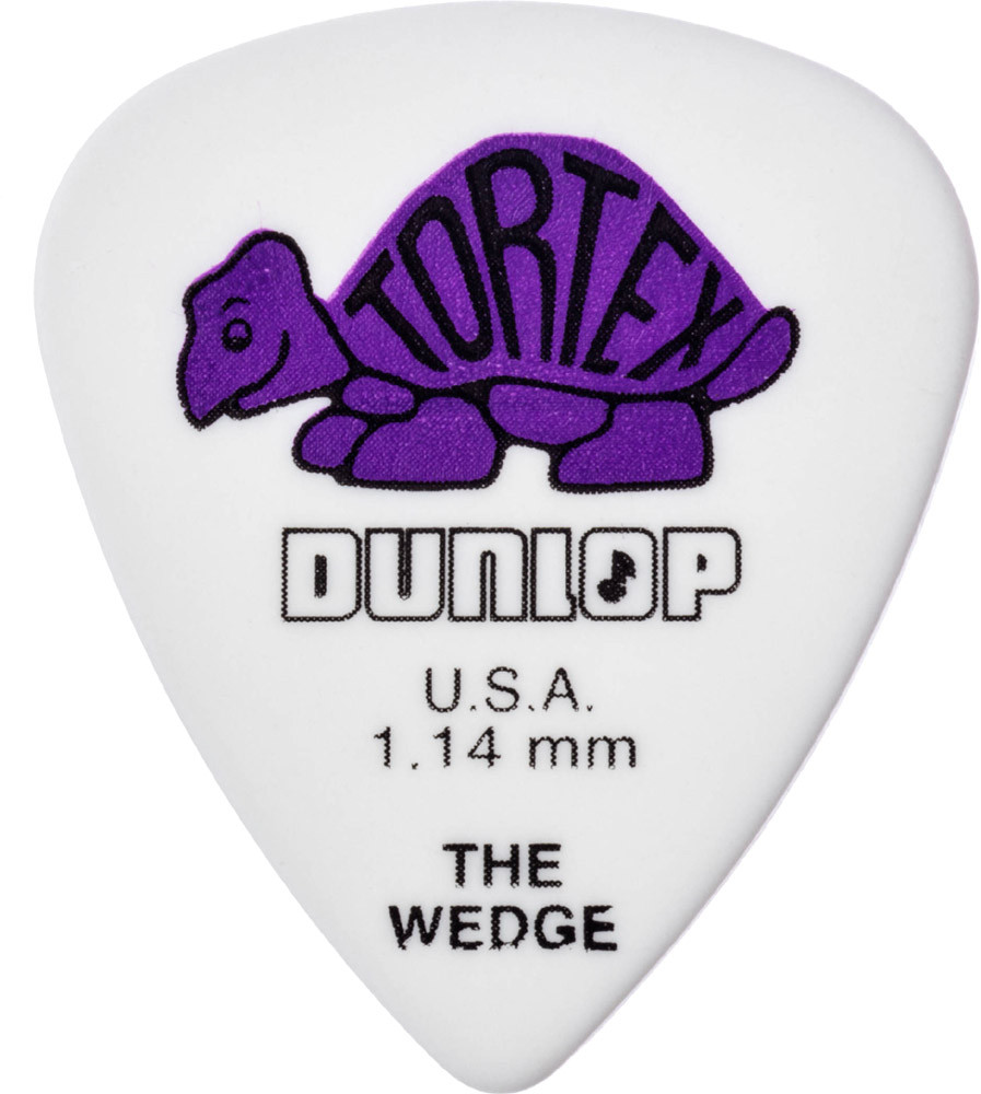 Dunlop Tortex Standard Guitar Picks 418 Purple 1.14mm 12 Pack