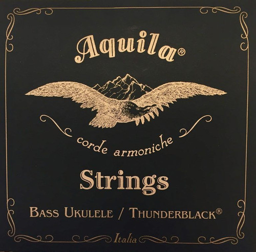 Aquila 170U Thunderblack Bass Ukulele Strings 4 String 23-26" Scale