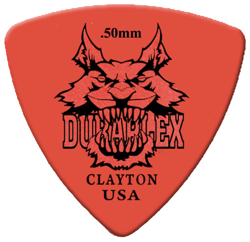 Clayton Duraplex Rounded Triangle Guitar Picks  DXRT50.50mm 72 Refill Bag