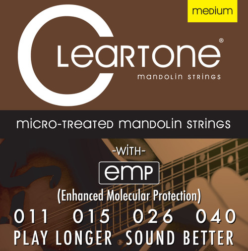 Cleartone 7511 EMP Coated Mandolin Strings, Medium 11-40