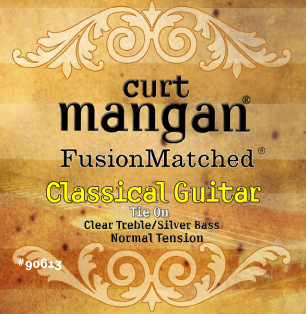 Curt Mangan Fusion Matched Silver/Clear Classical Guitar Strings 90613 Normal Tension
