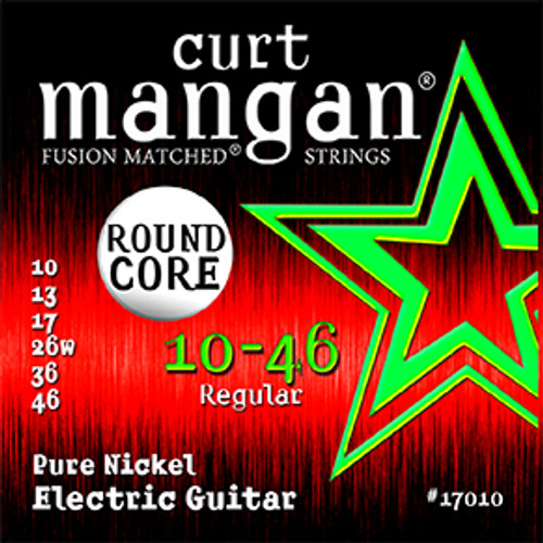 Curt Mangan Vintage Pure Nickel Round Core Electric Guitar Strings 17010 Light 10-46