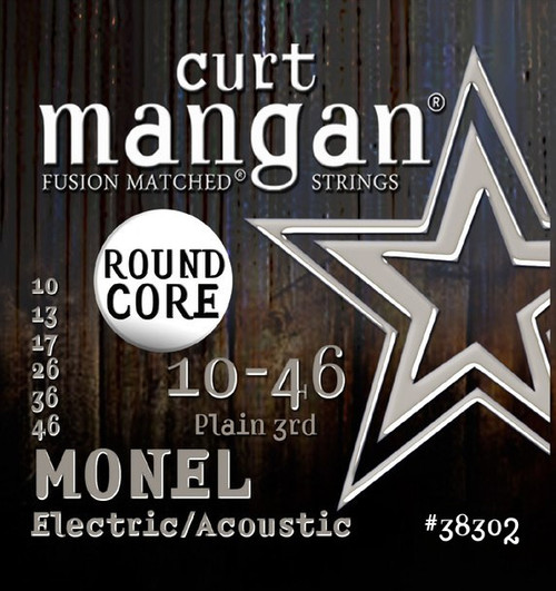Curt Mangan Fusion Matched Monel Round Core Electric/Acoustic Strings