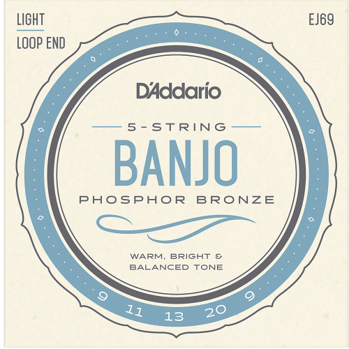 GHS Phosphor Bronze 5-String Banjo Strings PF150 Light 10-22