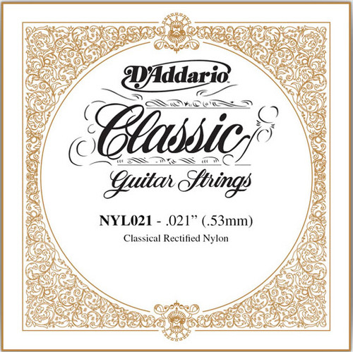 D'Addario Classical Guitar Single Strings - Classics Trebles